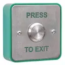 ELS-EB2 - S/S PTE BUTTON - FLUSH MOUNT STAINLESS PRESS TO EXIT BUTTON